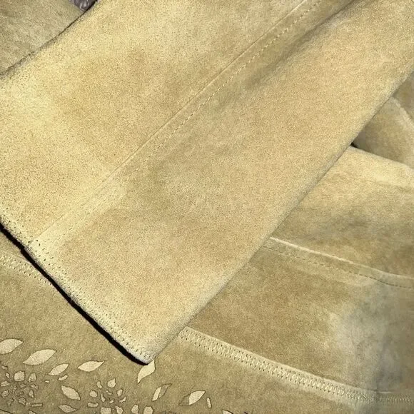 J Jill lime leather blazer size M - Picture 3 of 8